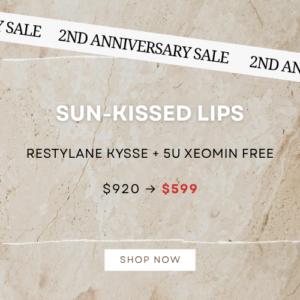 Sun-Kissed Lips - Restylane Kysse + 5 Units Xeomin